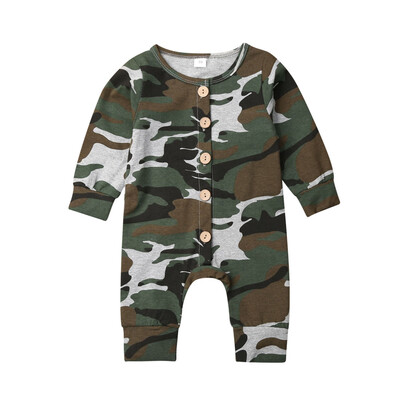 

Newborn Kids Baby Boy Girl Camo Romper Bodysuit Jumpsuit Playsuit Outfit Clothes