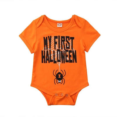 

Halloween Baby Boy Girl Unisex Clothes Soft Cotton Romper Bodysuit Outfits 0-18M