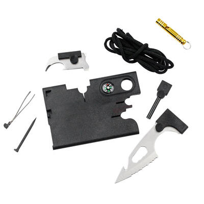 

18 in 1 Multi-function Card Size Knife Camping Survival Cutter EDC Tools