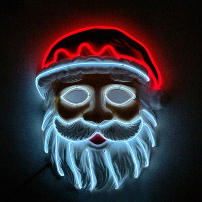 

〖Follure〗ChristmasLED Mask GlowingCold Light Mask Cosplay Decoration Ordinary Paragraph