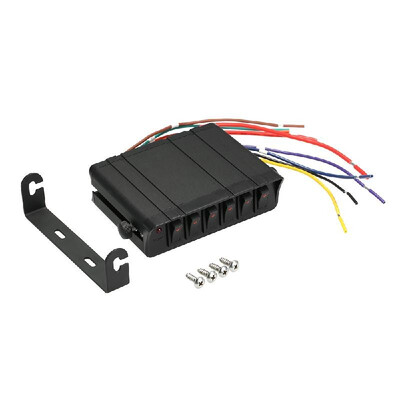 

40-Amp OnOff Switch Box Controller 20A Rocker Switches 12AWG Input Wire 12V SPST 4-Gang Rocker Switch Panel