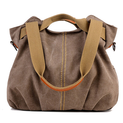 

Tailored Leisure Neutral Solid Color Shoulder Bag Messenger Bag Hand Bag Travel Bag