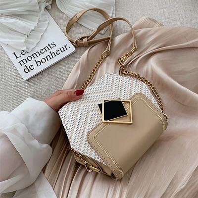 

Senior sense handbag new 2019 fashion foreign gas chain shoulder bag summer small fresh wild ins Messenger bag