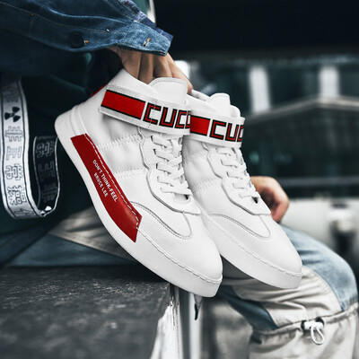 

High-end shoes mens Korean style sports shoes men white shoes autumn 2019 new casual shoes mens tide
