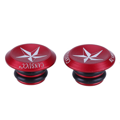 

Bike MTB 1 Pair Mini Aluminum Alloy Grip Handlebar Bar End Plugs Caps