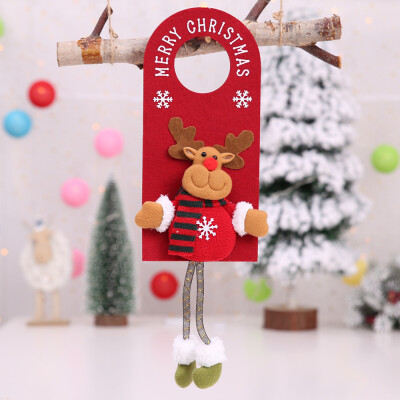 

〖Follure〗Merry Christmas Ornament Home Decoration Tree Door Hang Children Gifts Nonwoven