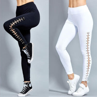 

Women Sports Pants High Waist Yoga Fitness Leggings Running Gym Stretch Trousers