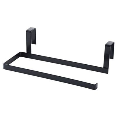

Iron Roll Paper Rack Kitchen Cupboard Hanging Paper Towel Holder Rack Tissue Cling Film Storage Rack