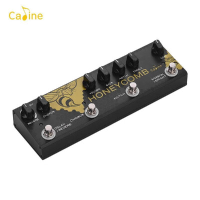 

Caline CP-48 Honey Comb Acoustic Guitar Multieffects Pedal Chorus Delay Reverb Notch Boost EQ Guitar Effects Pedals Guitar Acces
