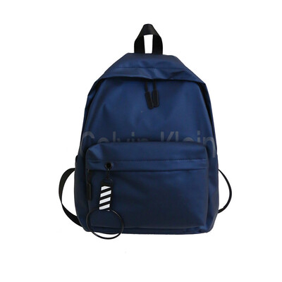 

Double shoulder bag male trendy European&American street leisure high school students schoolbag boy Chao cool travel Oxford ba