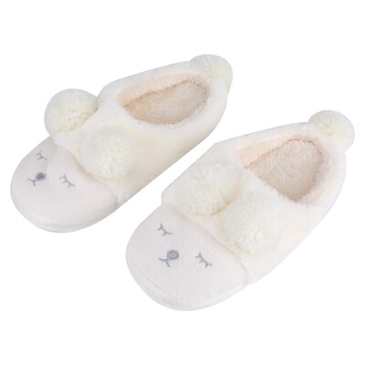 

Home SlippersWinter Warm Casual Shoes Cute Cartoon Soft Indoor Home Wear Slippers for WomenSlipper