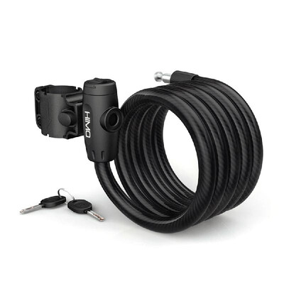 

Xiaomi HIMO L150 Portable Anti-Theft Folding Lock with 150cm Steel Flex Cable&2 Keys for Electric Bicycle