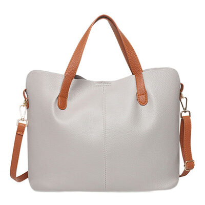 

Fashion Large Capacity Women Faux Leather Tote Crossbody Shoulder Bag Handbag