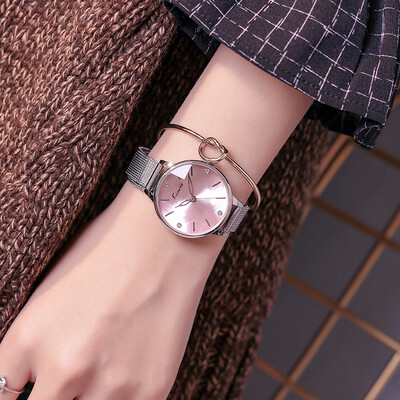

Kimio watches female students Korean version of simple French minority waterproof bracelet watches female fashion ladies quartz wa