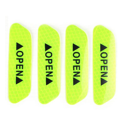 

door open safety anti-collision warning reflective stickers open long distance reflective stickers blue