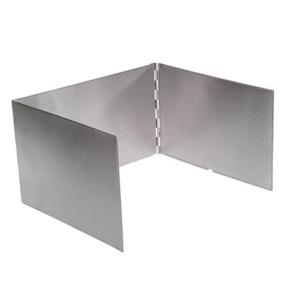 

Stainless Steel Outdoor Camping Stove Windscreen Windshield Plate Silver