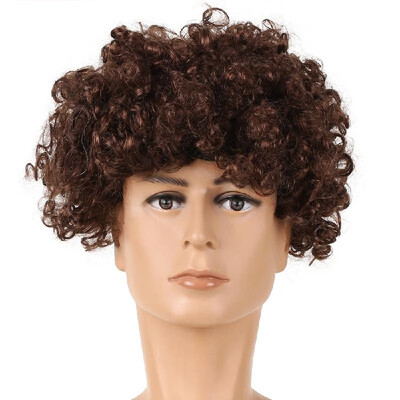 

Soccer Fans Wig Explosion Curly Hairpiece Party Decoration Carnival Headwear Wigs