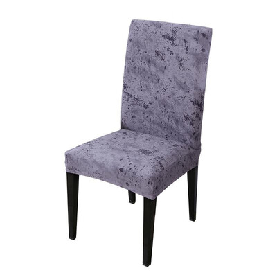 

Printed Chair Cover Soft Milk Silk Home Seat Protector Stretch Anti Dust