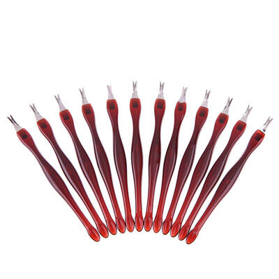 

12pcs Dead Skin Trimmer Fork Peeling Knife Cuticle Remover Manicure Tools