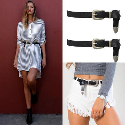 

Fashion Women Lady Vintage Boho Leather Hippie Metal Buckle Waist Belt Waistband