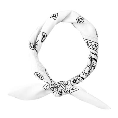 

Hip Hop Unisex Women Men Shawl Cashew Flower Print Square Scarf Hair Band