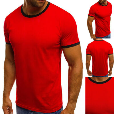 

Mens Gym Summer Slim Fit Casual Short Sleeve Muscle Tee Tops T-shirts Blouse