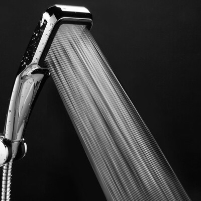 

〖Follure〗300 Holes High Pressure Shower Head Powerfull Boosting Spray Bath Water Saving