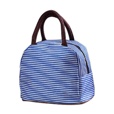

Stripe Large Lunch Box Storage Bag Breast Milk Insulated Thermal Picnic Pouch