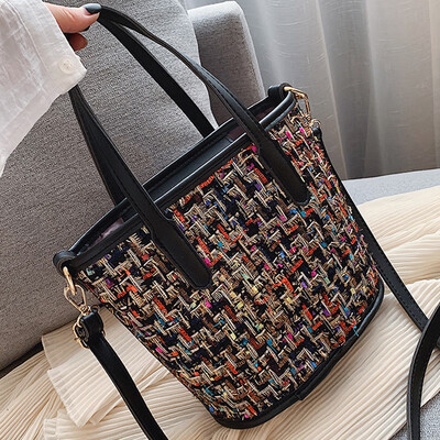 

On the new small bag Mao Huo bucket bag 2019 Korean version of the new fashion 100 simple single shoulder oblique satchel bag