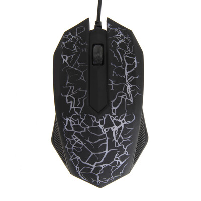 

USB Mouse 3 Buttons Optical Gaming Game Mouse 7 Colors LED for PC Laptop