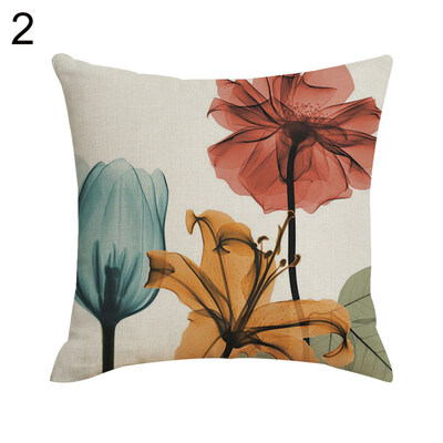 

Fresh Tulip Flower Square Throw Pillow Case Cushion Cover Sofa Bedding Articles