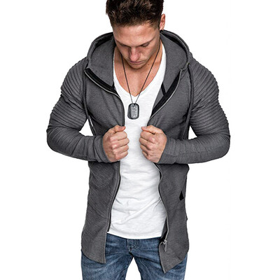 

Toponeto Men Autumn Long Sleeve Pockets Hooded Sweatshirt Top Tee Outwear Blouse