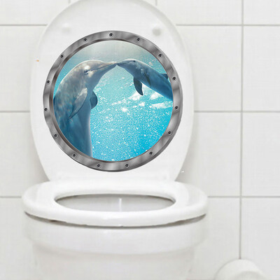 

Animal Fridge & Toilet PVC Wall Sticker