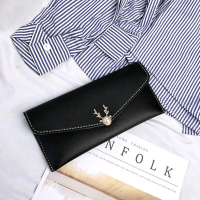 

Tailored Women Fashion Deer Head Wallte Coin Bag Long Clutch Wallet