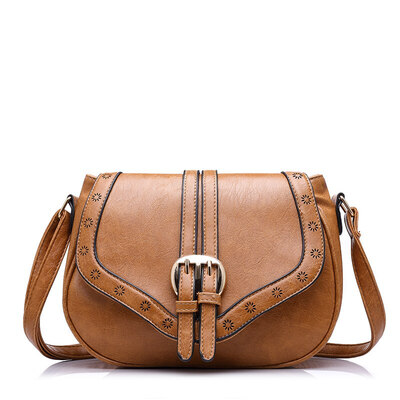 

LOVEVOOK brand women messenger bag female hollow out saddle bag PU fashion ladies shoulder bag women crossbody bags small purses