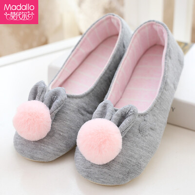 

Modal Madallo month shoes spring&autumn thin maternal shoes loose comfortable non-slip warm pregnant women shoes autumn&winter indoor pregnant women home shoes gray  recommended 37-38 code to wear