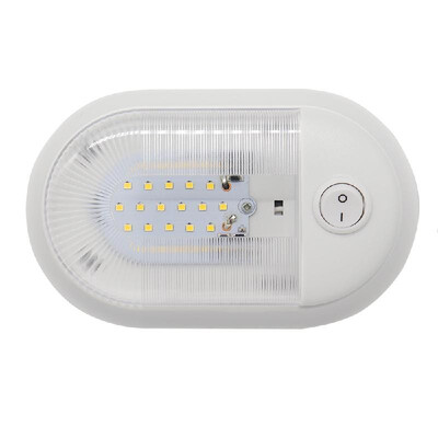 

12V LED Ceiling Light Single Dome Lamp for RV Camper Trailer Marine