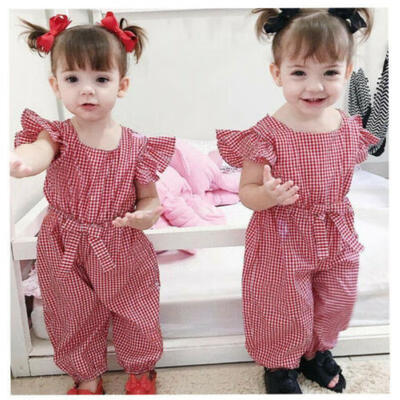 

Infant Newborn Baby Boy Girl Long Jumpsuit Romper Bodysuit Cotton Clothes Outfit