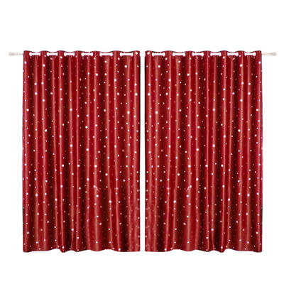 

Snowflake Print Semi-Blackout Curtains Home Bedroom Windows Decor Drapes