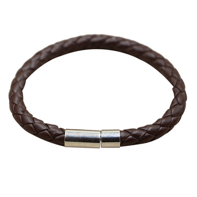 

Retro Trend Manual Weaving PU Leather Rope Simple Leisure Bracelet Unisex Pair 3 Colours Optional