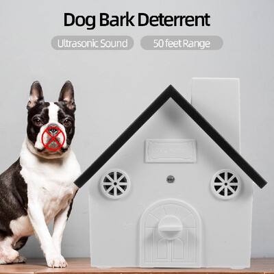 

Pet Dog Safe Outdoor Bark Control Ultrasonic Sound Anti Barking Device Waterproof 4 Levels Sonic Bark Deterrents Dogs Training Con