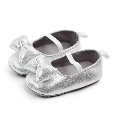

Autumn Baby Girl Anti-Slip Casual Walking Shoes Bowknot Sneakers Soft Soled First Walkers