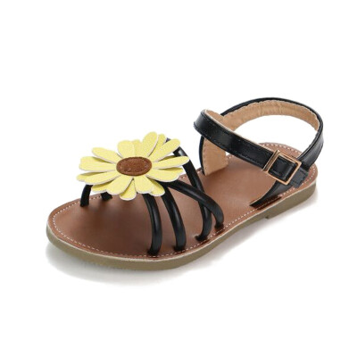 

2019 New Summer Baby Girl Breathable Anti-Slip Flower Design Shoes Sandals Toddler Soft Soled First Walkers