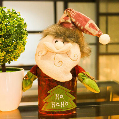

〖Follure〗Santa Claus Snowman Elk Christmas Candy Packaging Christmas Candy Jar Decoration