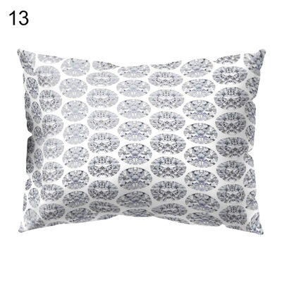 

Leaf Flower Dot Letter Pillow Case Cushion Cover Sofa Bed Car Cafe Office Decor