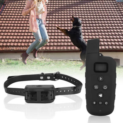 

Greensen Black Electronic Waterproof Dog Remote Vibration&Shock Training Collar