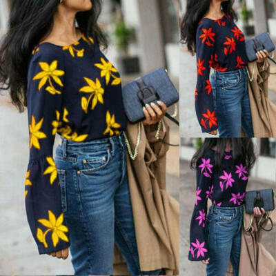 

Autumn Women Casual Slim Office Shirt Clothing Long Sleeve Blouse O-neck Tops