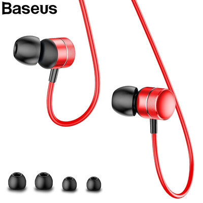 

Baseus H04 In-Ear Sport Earphones with mic for Xiaomi Samsung HuaWei Vivo Headse 35mm Mobile Phone Mp3 Earphone