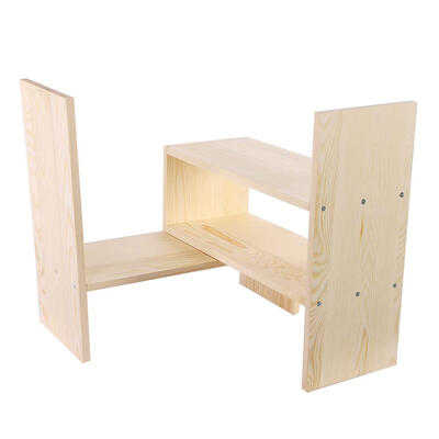 

Greensen Adjustable Wooden Personalized Desktop Bookcase Book Shelf Organizer Book Organizer Desktop Bookcase