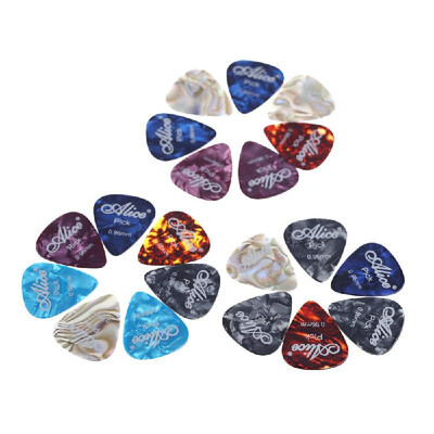 

Alice AP-A 20pcs 096mm Guitar Picks Plectrums Celluloid